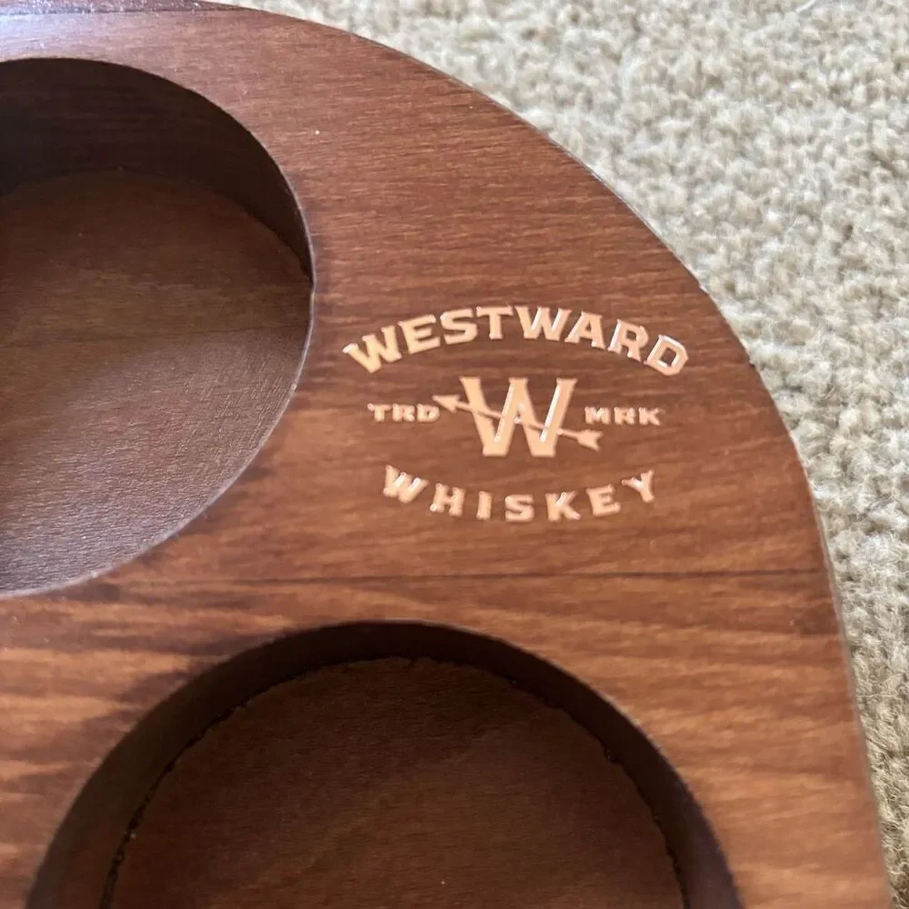 Westward Whiskey Wooden Flight Tasting Tray